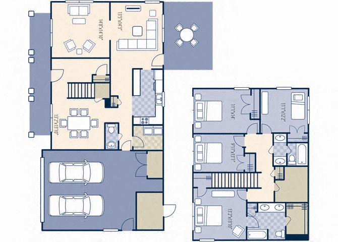 Joe Cannon North floor plan - cannon family homes